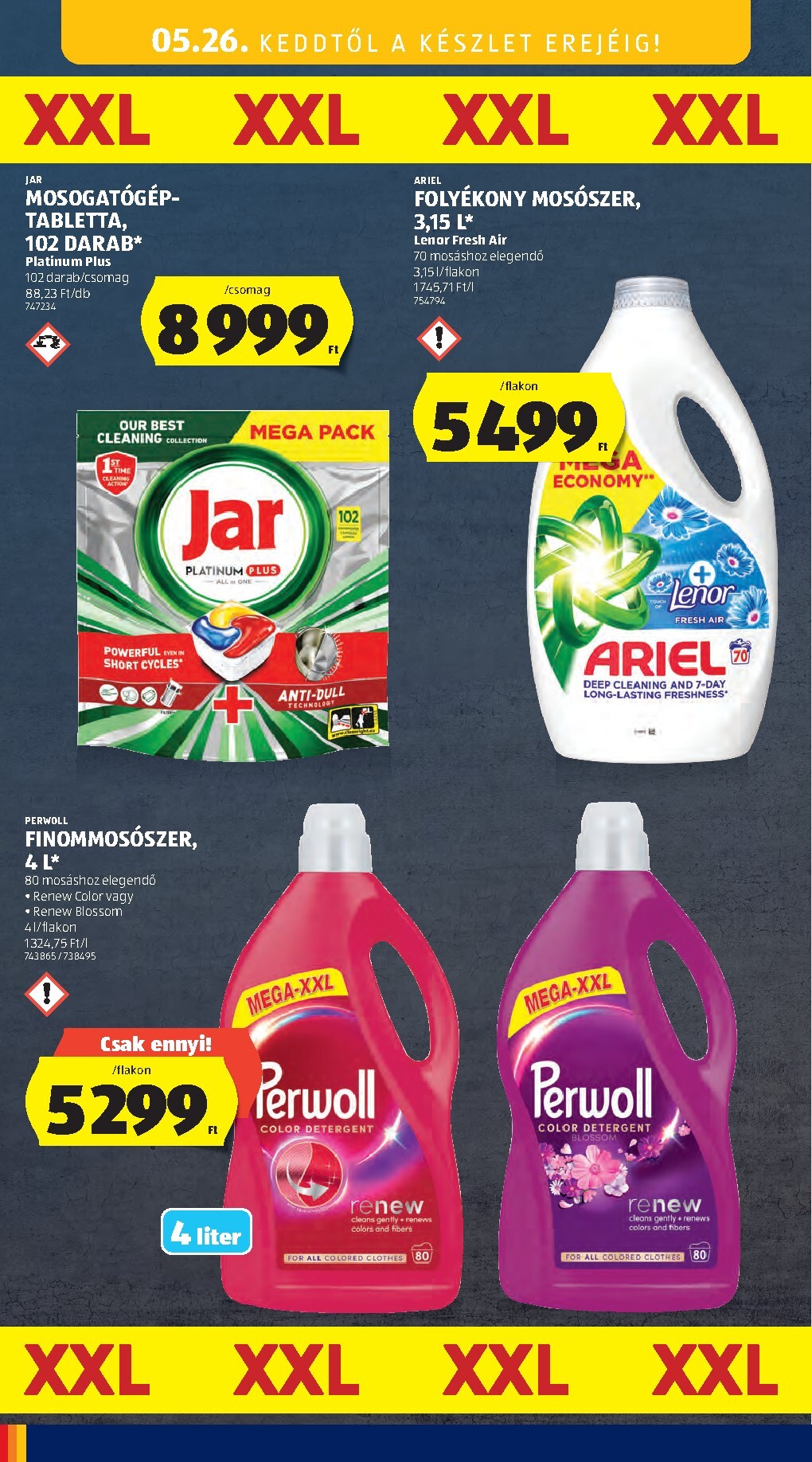 aldi - Aldi - Középső sor termékei hirdetmény a következő hétre csütörtöktől 2026.05.21.-tól szerdától 2026.05.27.-ig - page: 10