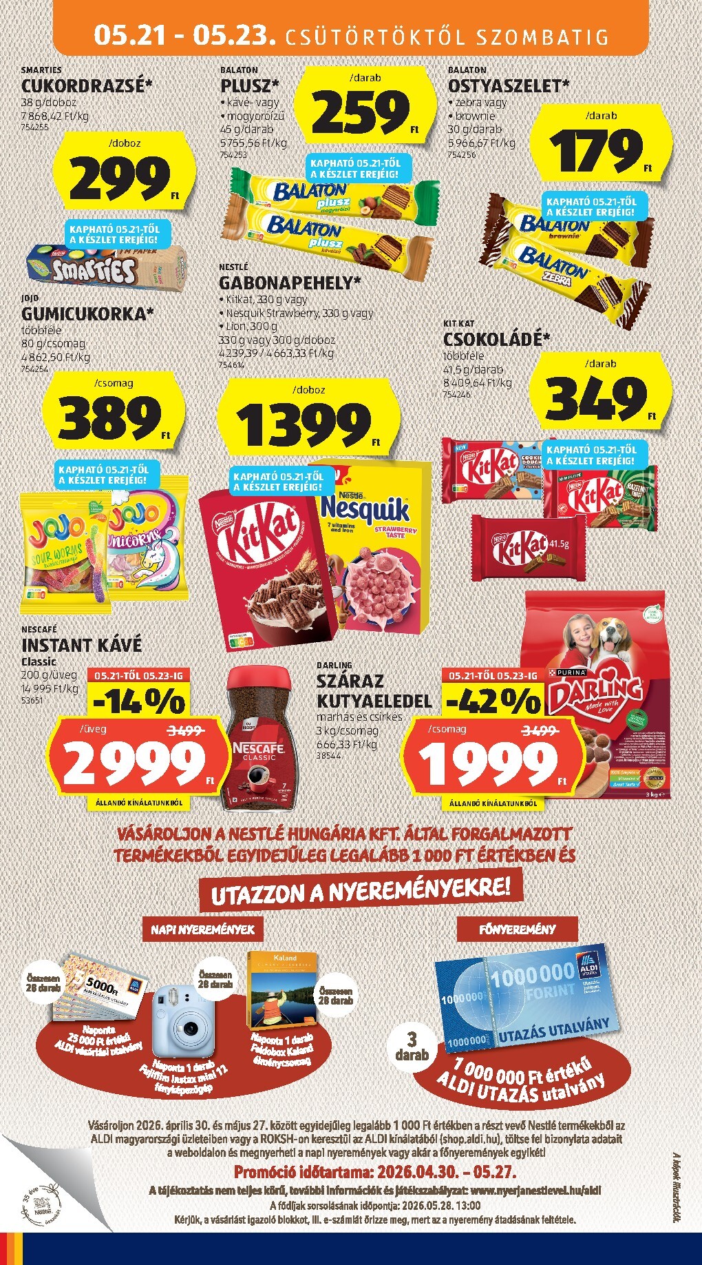 aldi - Aldi hirdetmény a következő hétre csütörtöktől 2026.05.21.-tól szerdától 2026.05.27.-ig - page: 20
