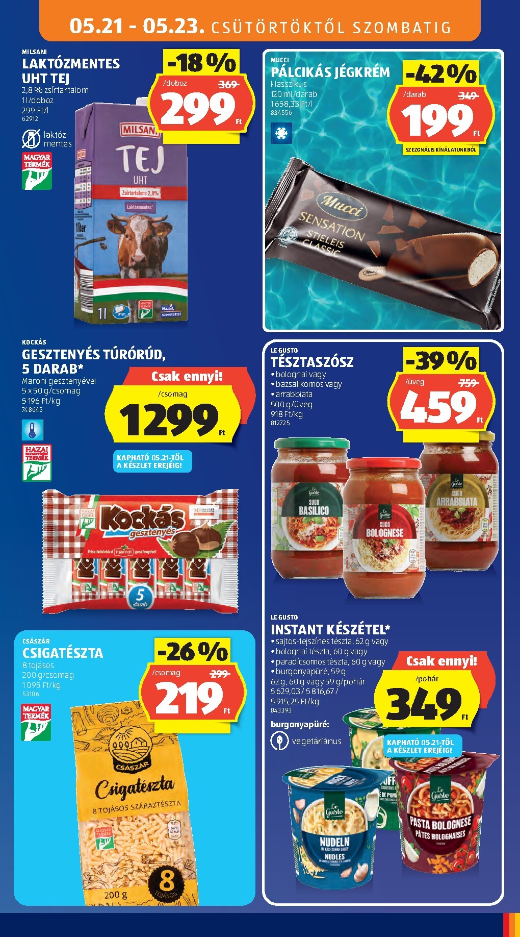 aldi - Aldi hirdetmény a következő hétre csütörtöktől 2026.05.21.-tól szerdától 2026.05.27.-ig - page: 13