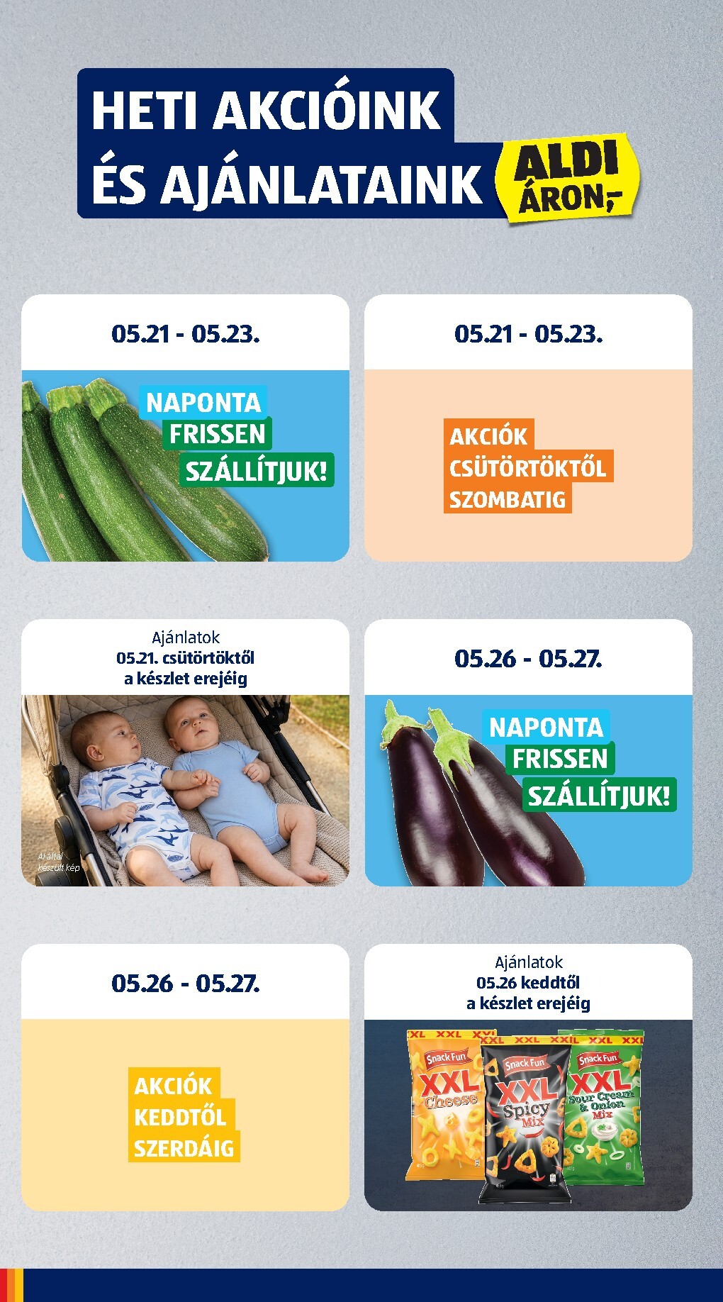 aldi - A jövőbeli Aldi akciós újság csütörtöktől 2026.05.21.-tól szerdától 2026.05.27.-ig érvényes. - page: 6