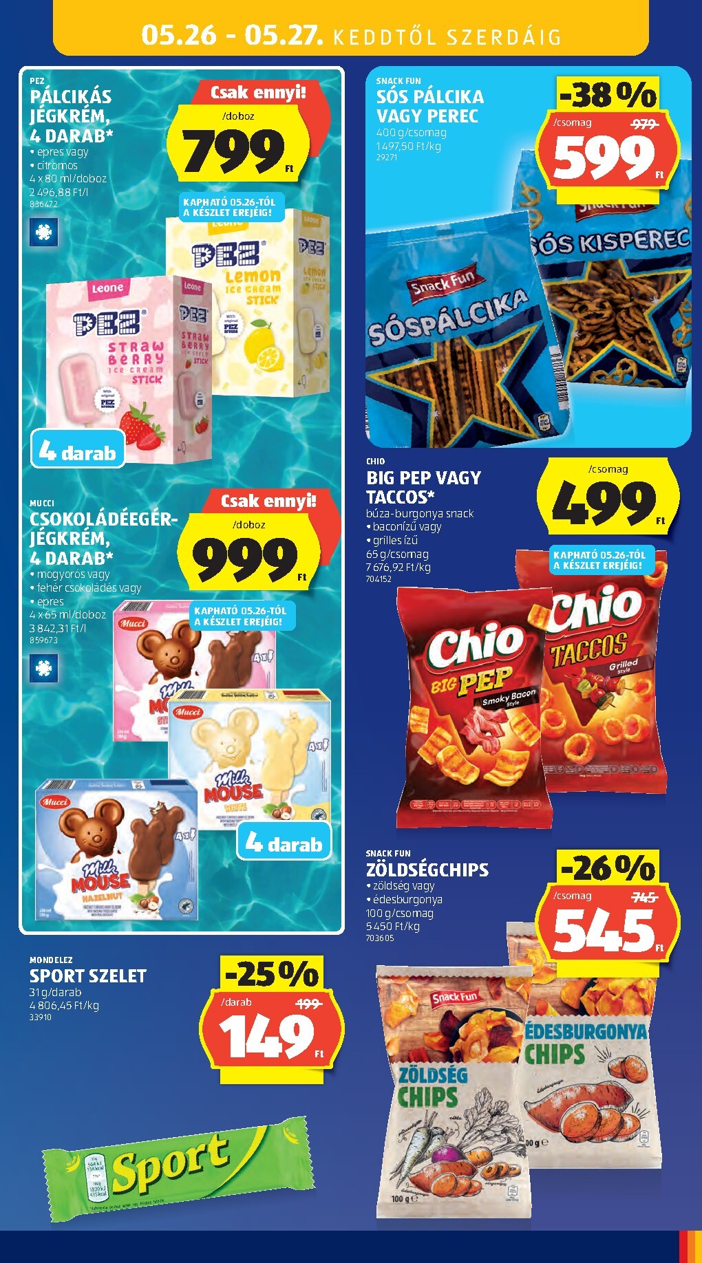 aldi - A jövőbeli Aldi akciós újság csütörtöktől 2026.05.21.-tól szerdától 2026.05.27.-ig érvényes. - page: 39