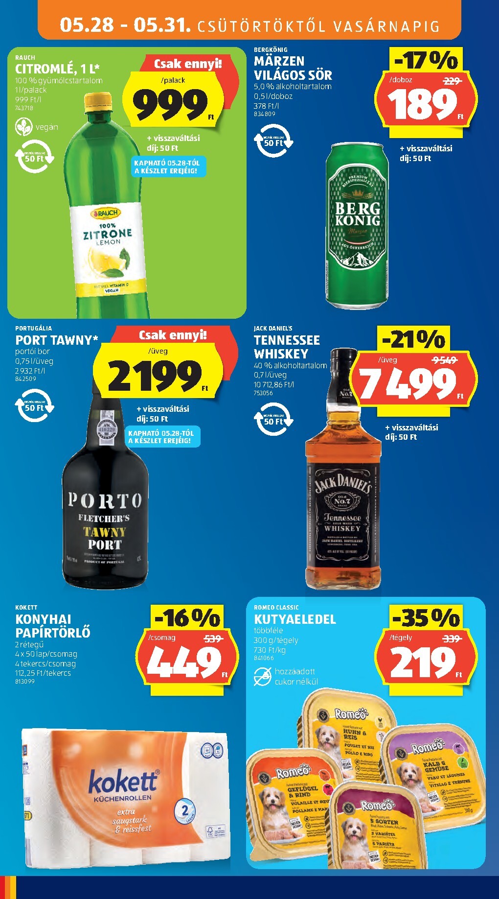 aldi - Aldi hirdetmény a következő hétre csütörtöktől 2026.05.28.-tól szerdától 2026.06.03.-ig - page: 18