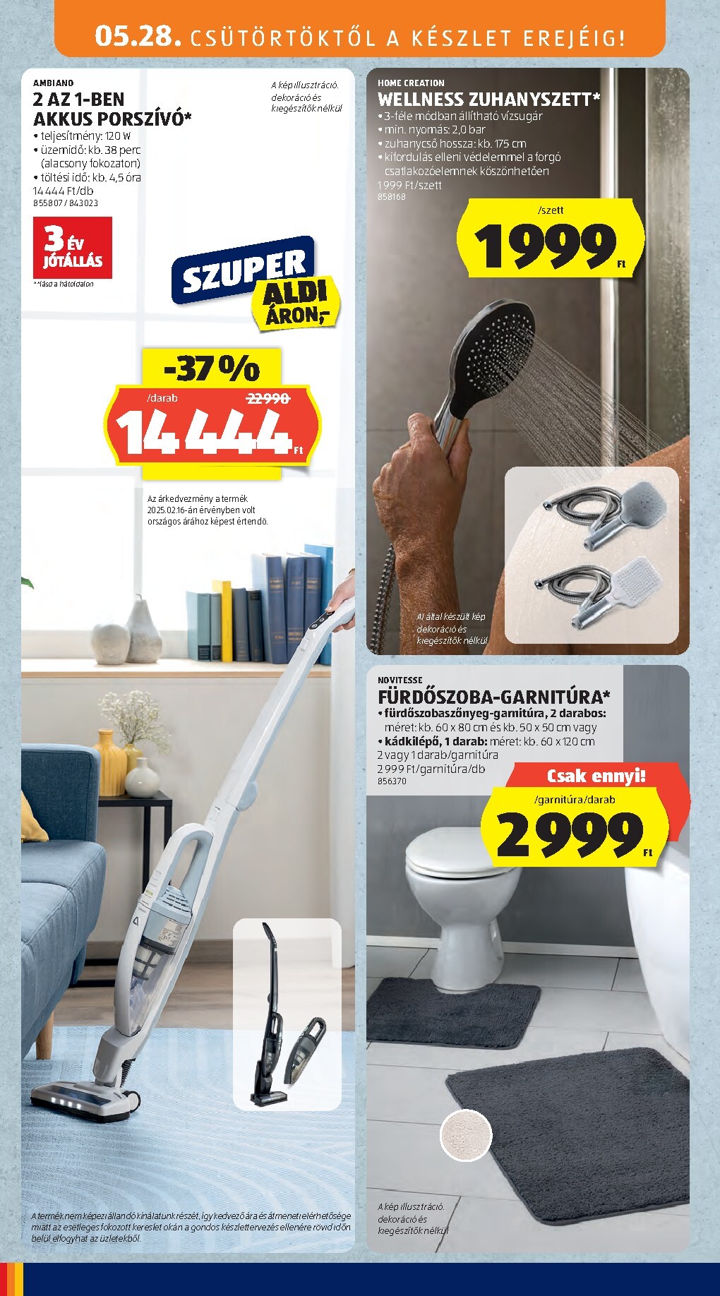 aldi - Aldi hirdetmény a következő hétre csütörtöktől 2026.05.28.-tól szerdától 2026.06.03.-ig - page: 28