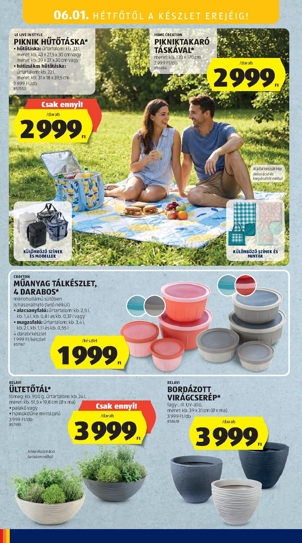 aldi - Aldi - Középső sor termékei hirdetmény a következő hétre csütörtöktől 2026.05.28.-tól szerdától 2026.06.03.-ig - page: 10