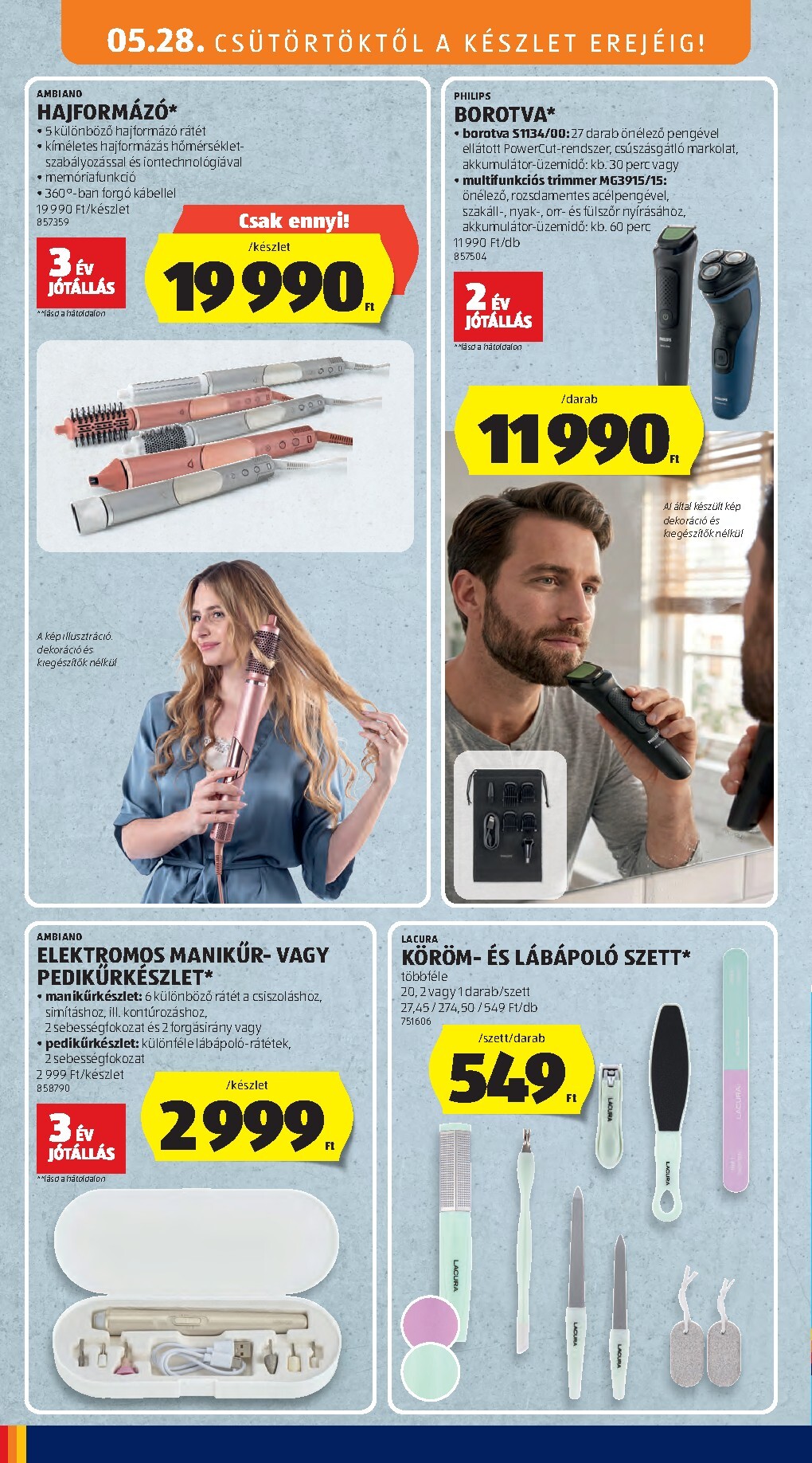 aldi - Aldi - Középső sor termékei hirdetmény a következő hétre csütörtöktől 2026.05.28.-tól szerdától 2026.06.03.-ig - page: 2