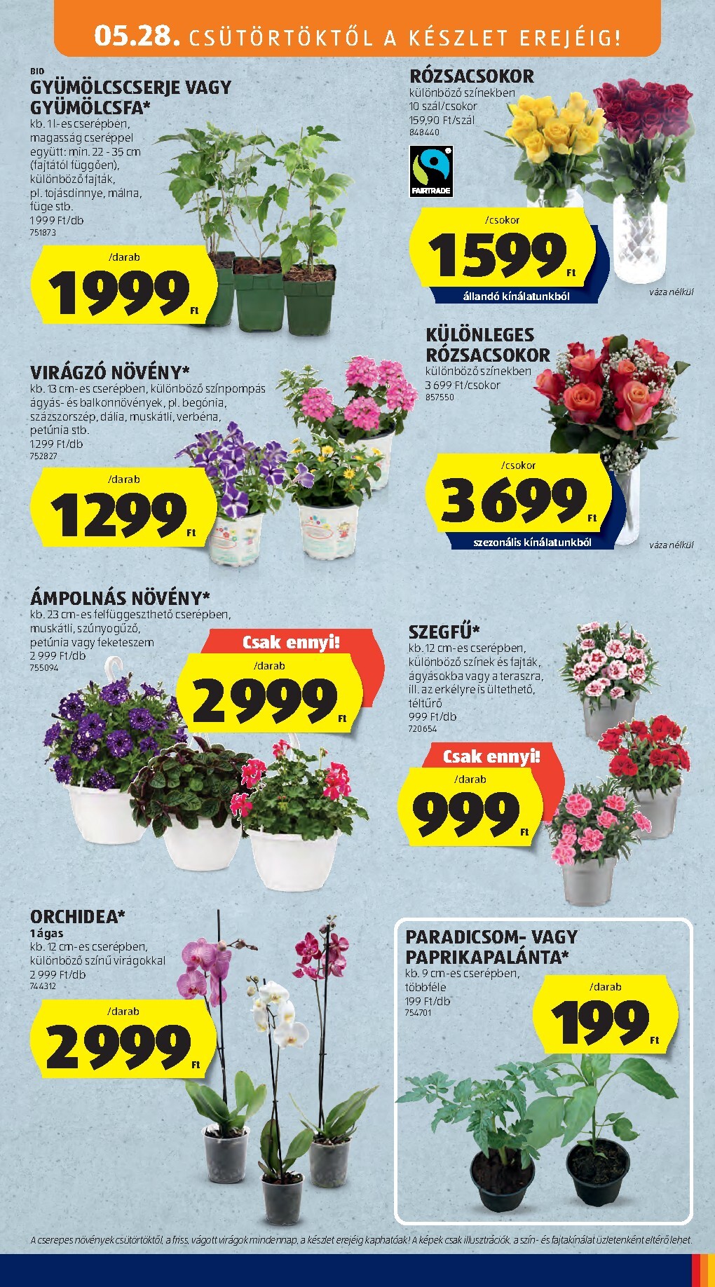 aldi - Aldi - Középső sor termékei hirdetmény a következő hétre csütörtöktől 2026.05.28.-tól szerdától 2026.06.03.-ig - page: 9