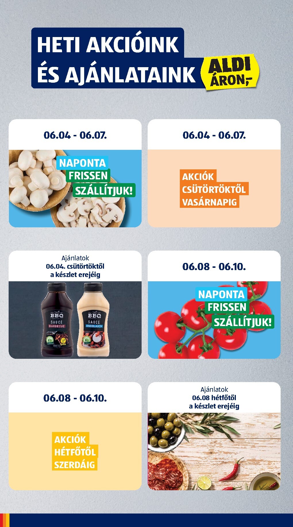 aldi - Aldi hirdetmény a következő hétre csütörtöktől 2026.06.04.-tól szerdától 2026.06.10.-ig - page: 6