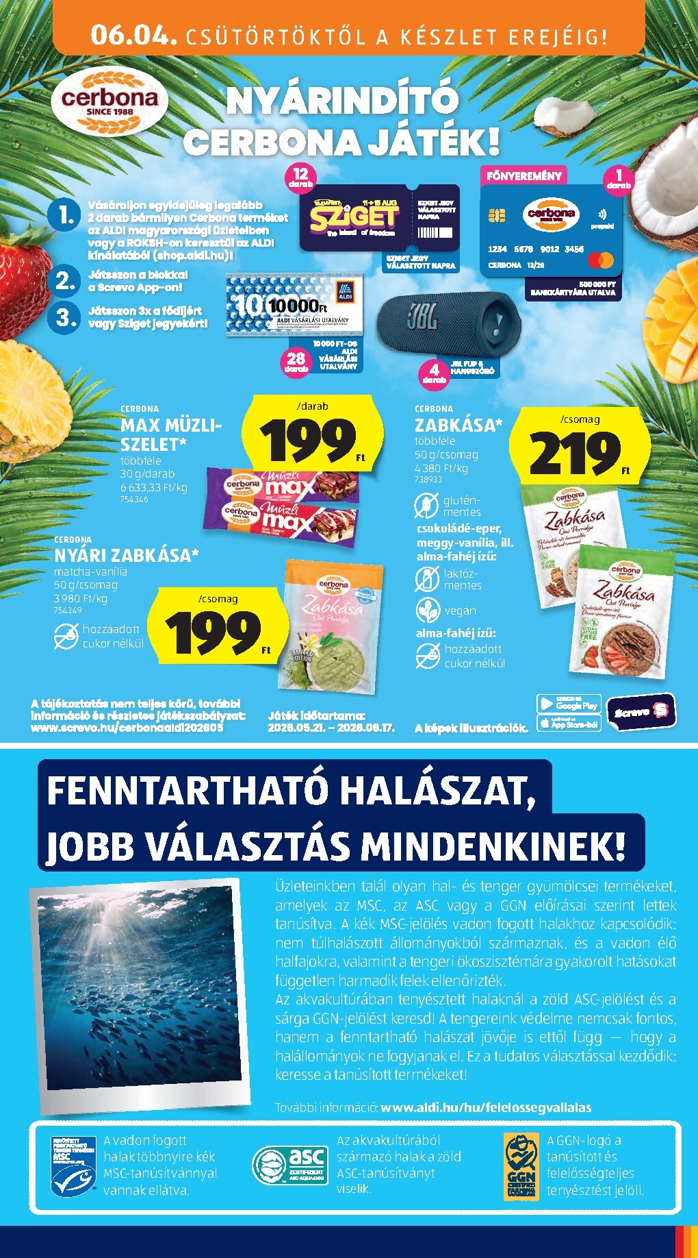 aldi - Aldi hirdetmény a következő hétre csütörtöktől 2026.06.04.-tól szerdától 2026.06.10.-ig - page: 17
