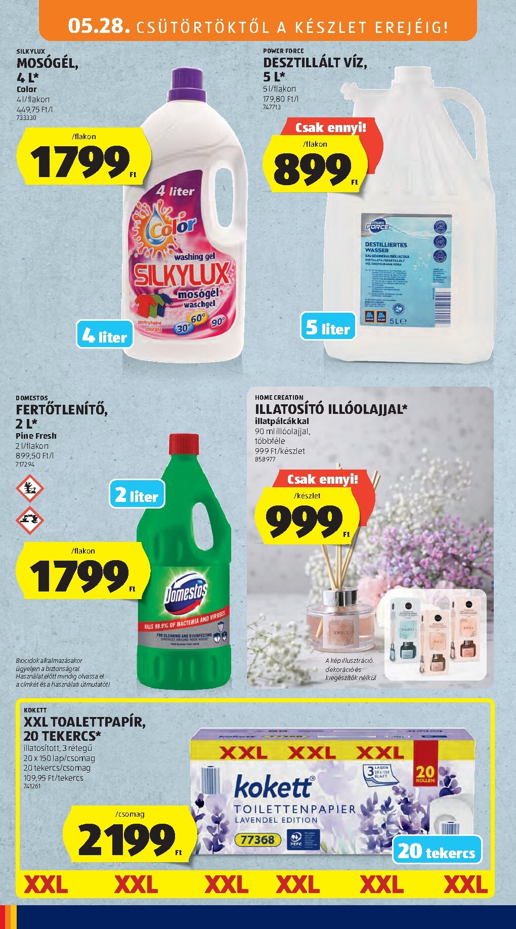 aldi - Aktuális Aldi - Középső sor termékei szórólap érvényes csütörtöktől 2026.05.28.-től szerdától 2026.06.03.-ig - page: 8