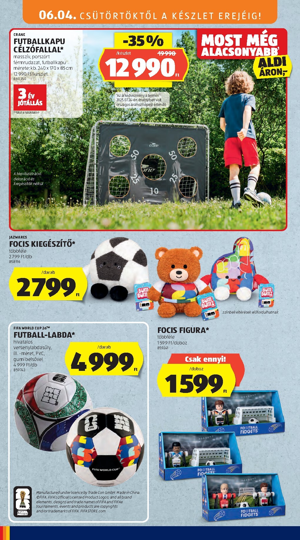 aldi - Aldi - Középső sor termékei hirdetmény a következő hétre csütörtöktől 2026.06.04.-tól szerdától 2026.06.10.-ig - page: 2