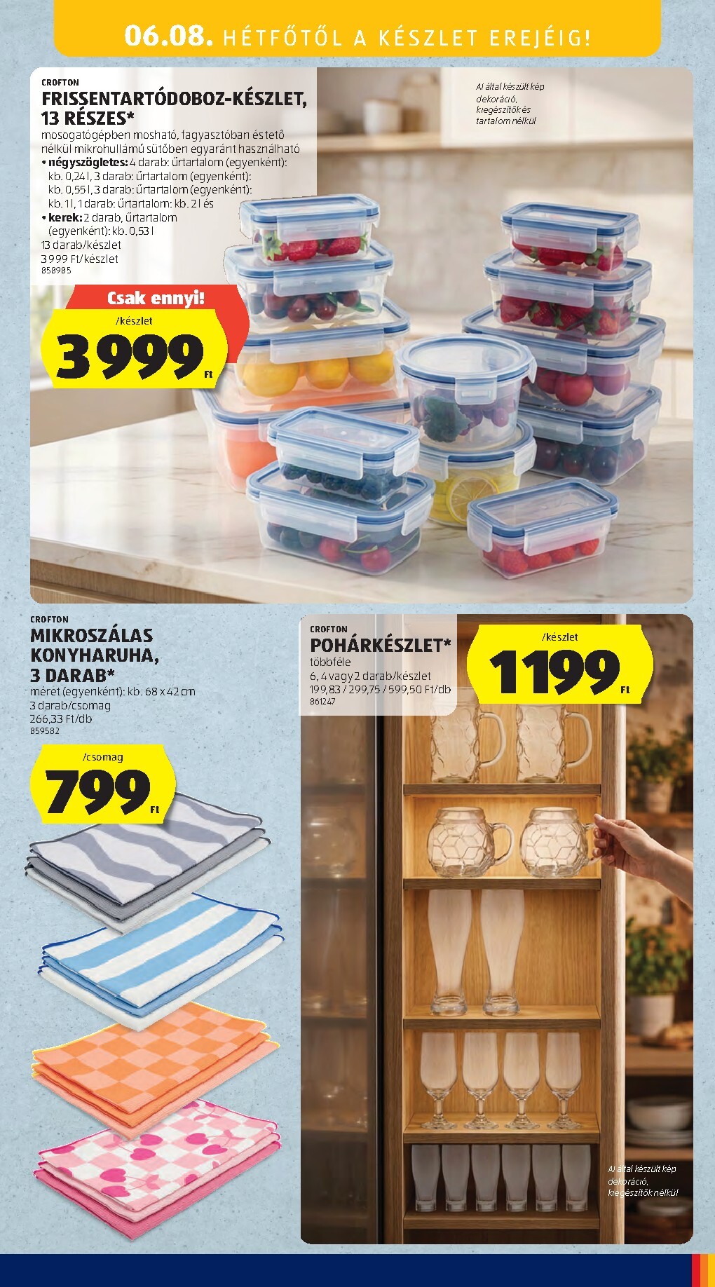 aldi - Aldi - Középső sor termékei hirdetmény a következő hétre csütörtöktől 2026.06.04.-tól szerdától 2026.06.10.-ig - page: 15