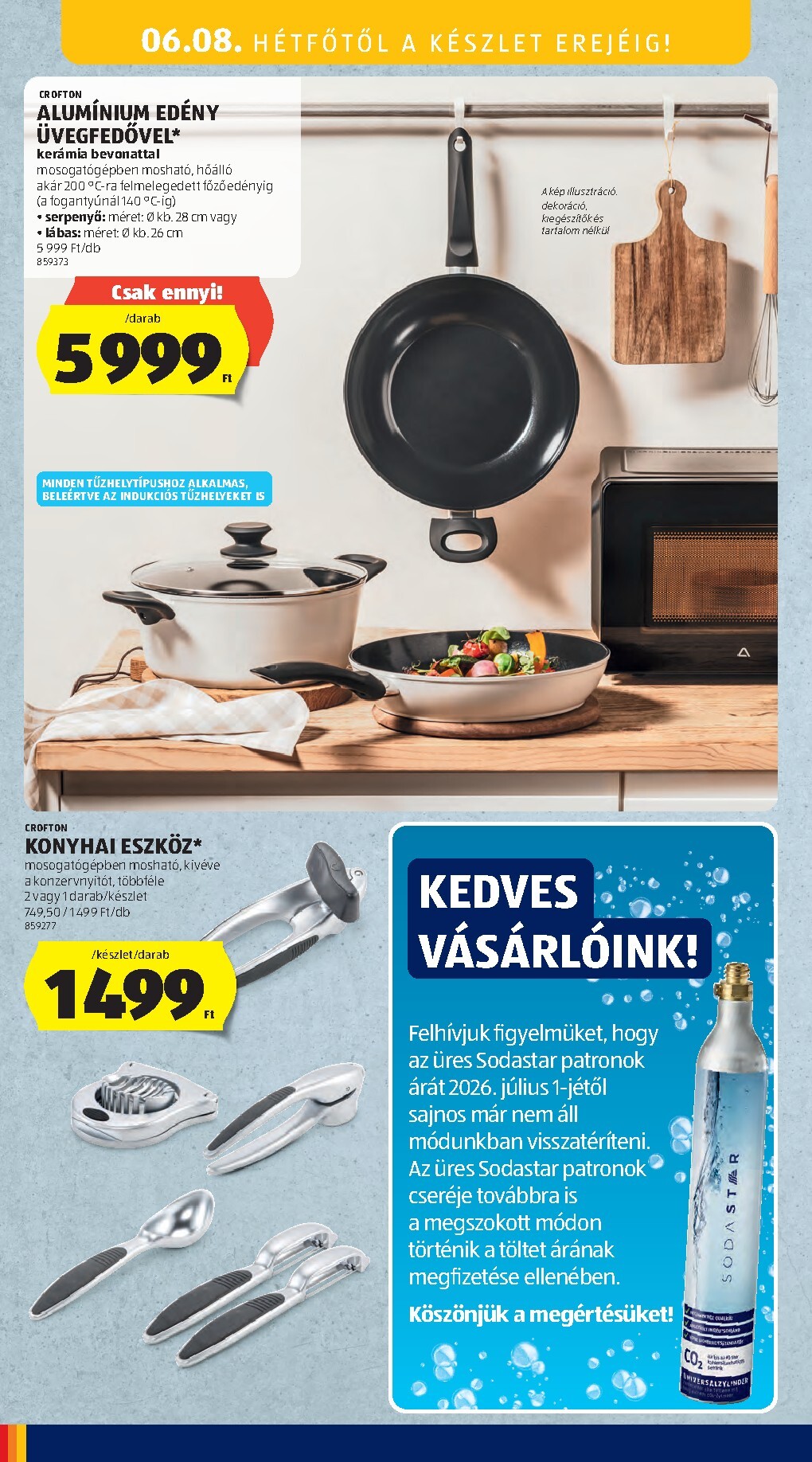 aldi - Aldi - Középső sor termékei hirdetmény a következő hétre csütörtöktől 2026.06.04.-tól szerdától 2026.06.10.-ig - page: 14