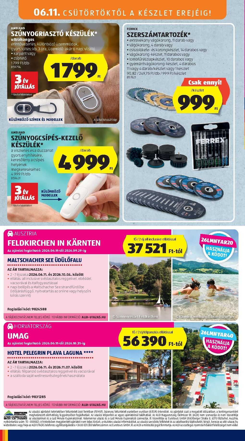 aldi - Aldi - Középső sor termékei hirdetmény a következő hétre csütörtöktől 2026.06.11.-tól szerdától 2026.06.17.-ig - page: 12