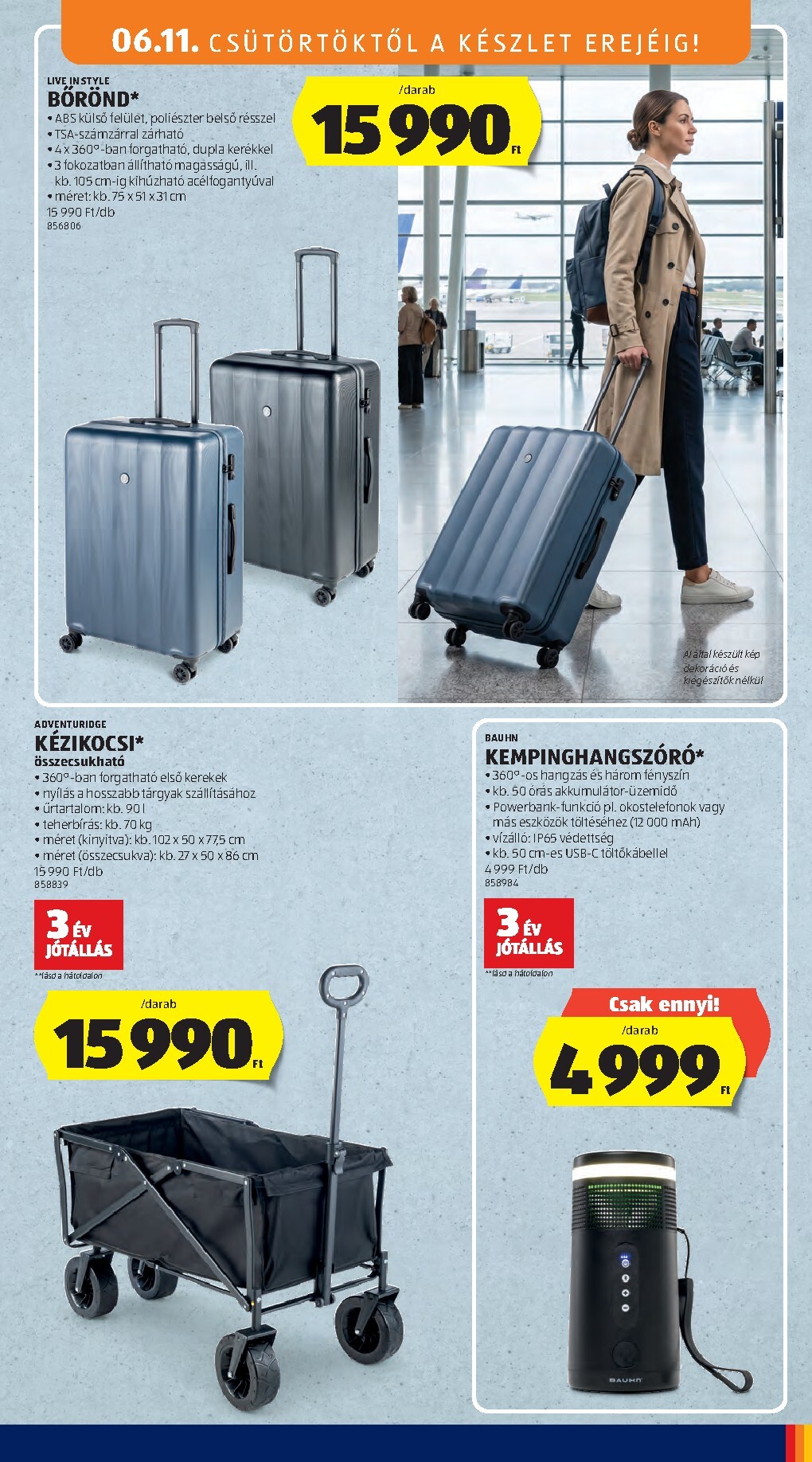 aldi - Aldi - Középső sor termékei hirdetmény a következő hétre csütörtöktől 2026.06.11.-tól szerdától 2026.06.17.-ig - page: 11