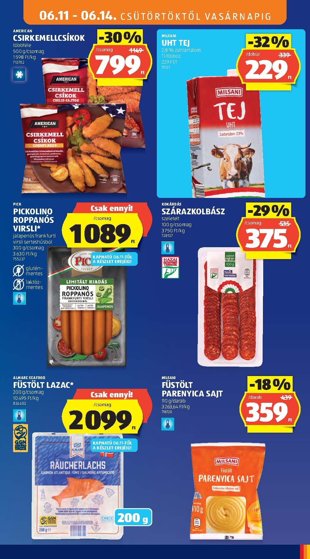 aldi - A jövőbeli Aldi akciós újság csütörtöktől 2026.06.11.-tól szerdától 2026.06.17.-ig érvényes. - page: 13
