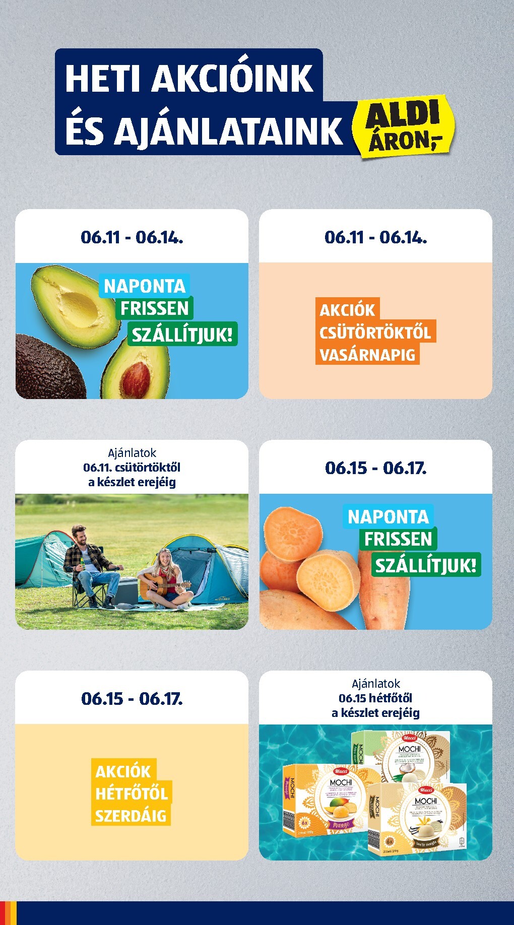 aldi - A jövőbeli Aldi akciós újság csütörtöktől 2026.06.11.-tól szerdától 2026.06.17.-ig érvényes. - page: 6