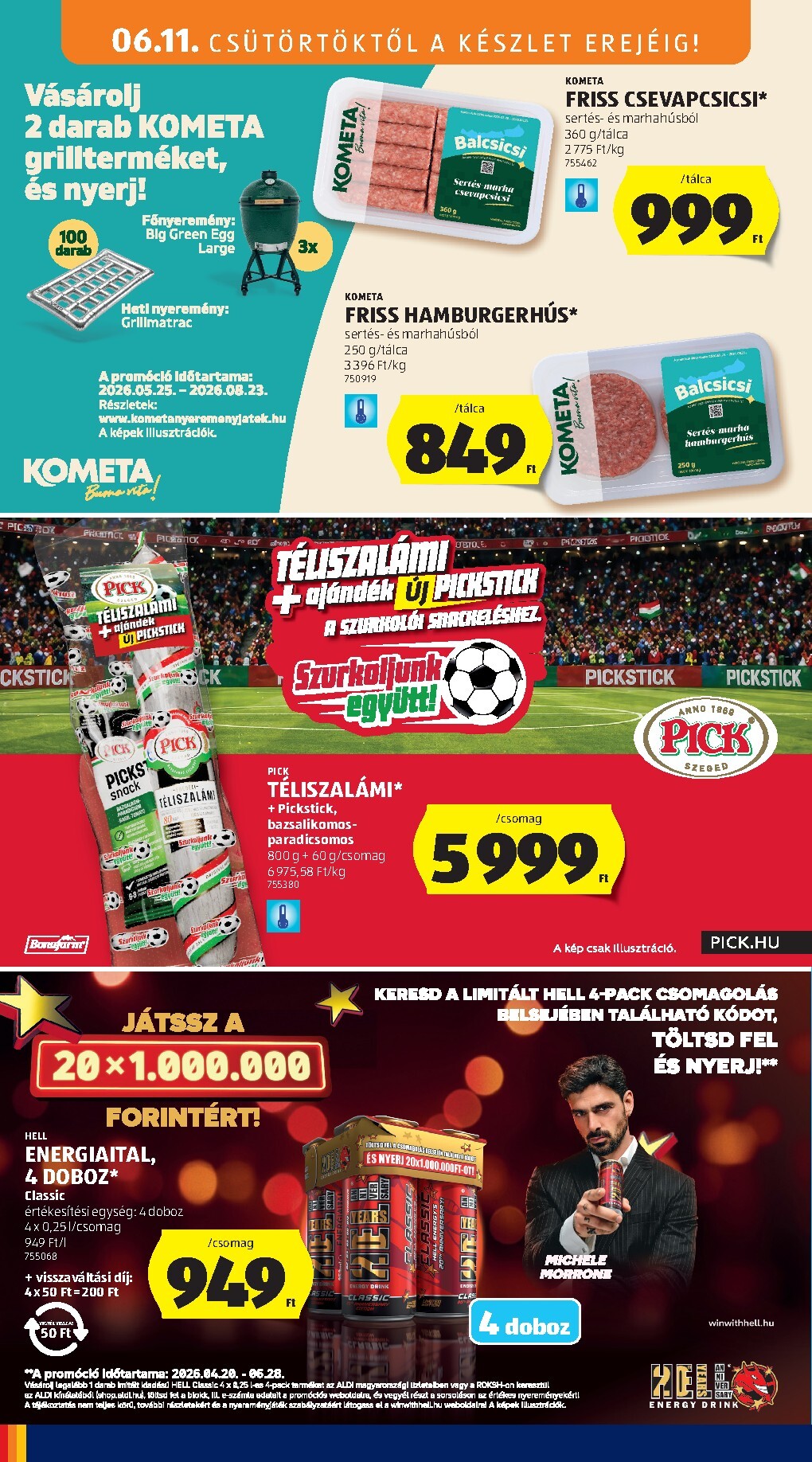 aldi - A jövőbeli Aldi akciós újság csütörtöktől 2026.06.11.-tól szerdától 2026.06.17.-ig érvényes. - page: 20
