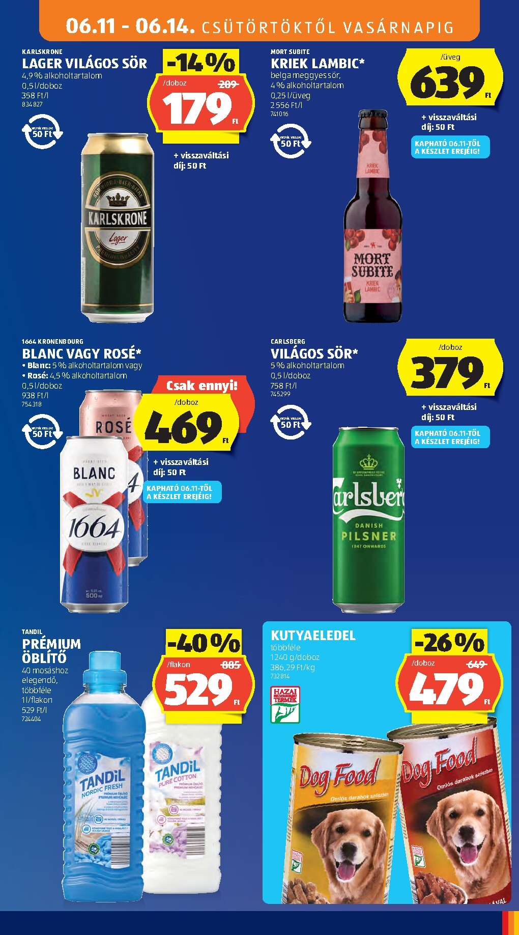aldi - A jövőbeli Aldi akciós újság csütörtöktől 2026.06.11.-tól szerdától 2026.06.17.-ig érvényes. - page: 17