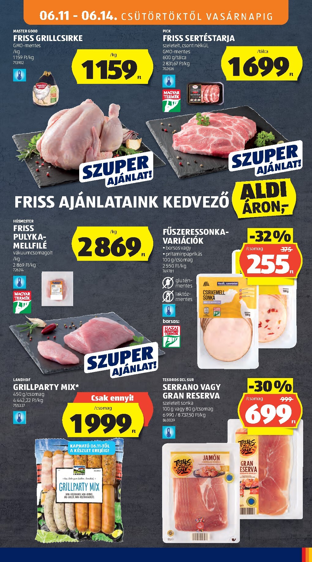 aldi - A jövőbeli Aldi akciós újság csütörtöktől 2026.06.11.-tól szerdától 2026.06.17.-ig érvényes. - page: 11