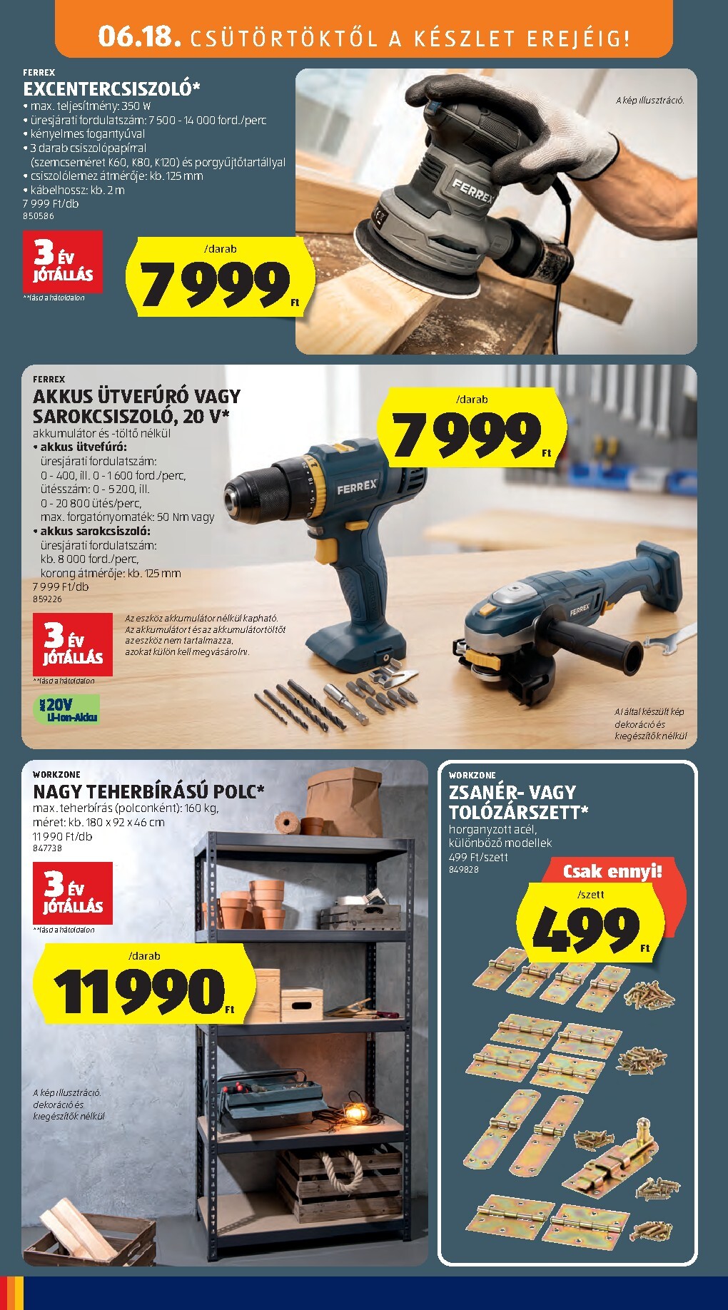 aldi - Aldi - Középső sor termékei hirdetmény a következő hétre csütörtöktől 2026.06.18.-tól keddtől 2026.06.30.-ig - page: 10