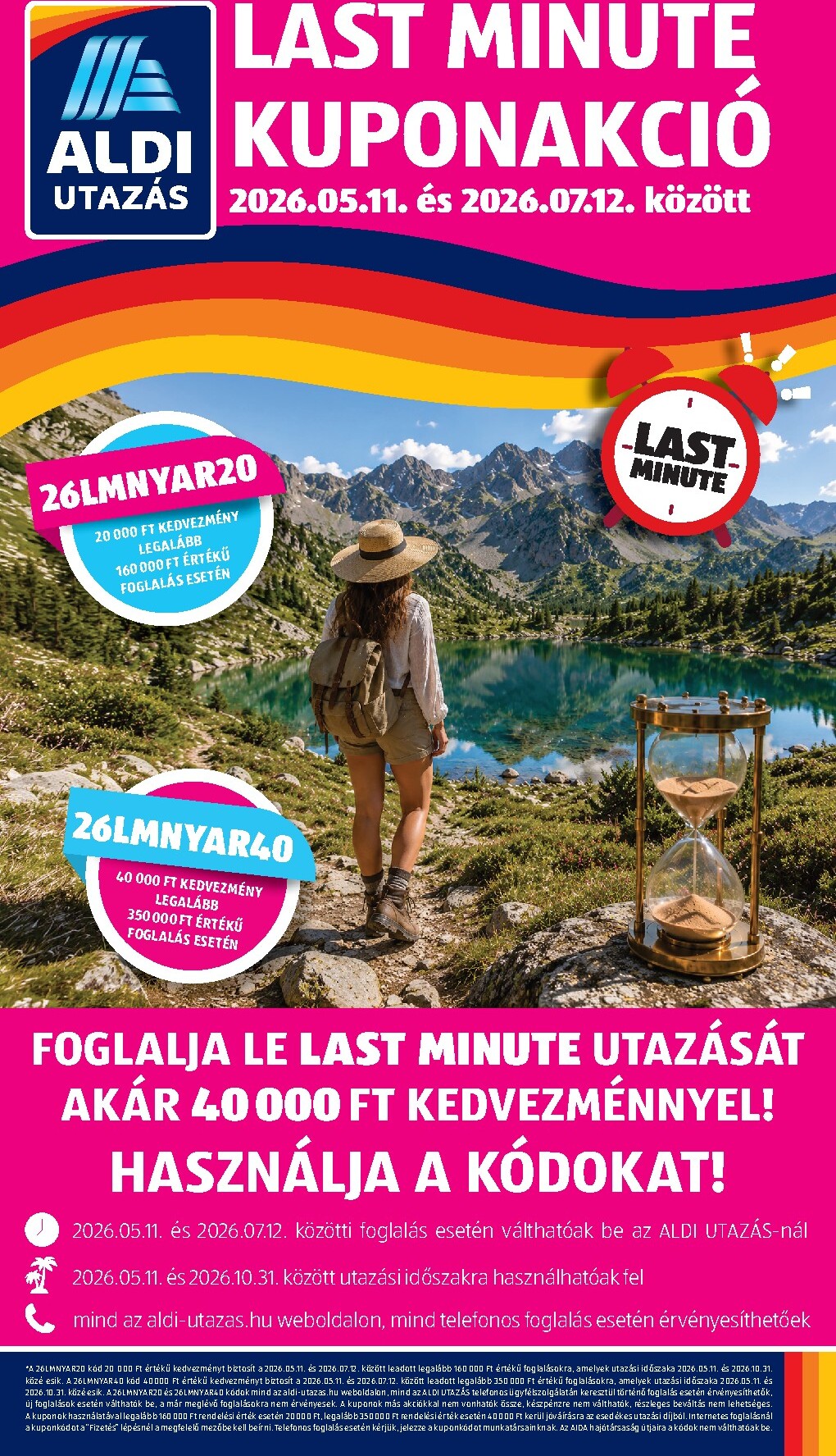 aldi - Aktuális Aldi - ALDI Utazás katalógus szórólap érvényes hétfőtől 2026.05.11.-től vasárnaptól 2026.07.12.-ig - page: 1