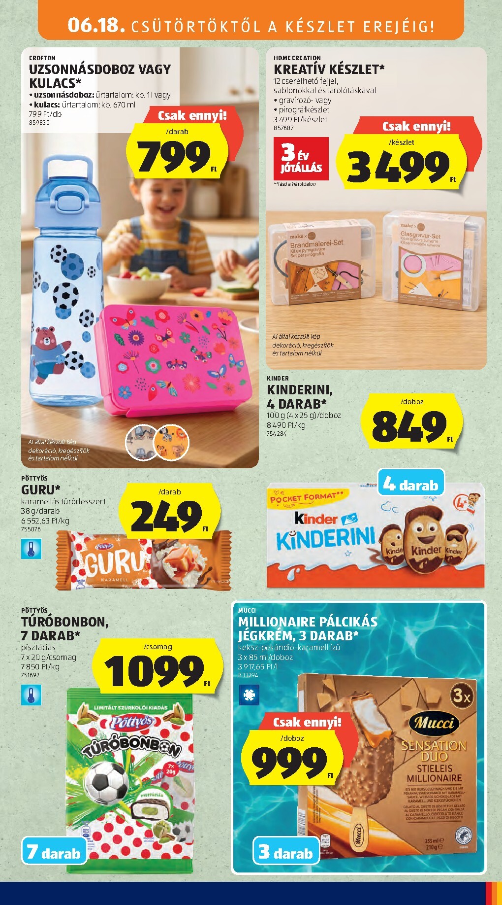 aldi - Aldi hirdetmény a következő hétre csütörtöktől 2026.06.18.-tól szerdától 2026.06.24.-ig - page: 25