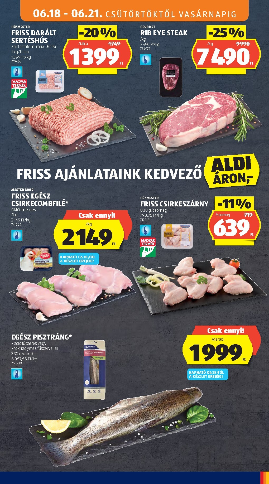 aldi - Aldi hirdetmény a következő hétre csütörtöktől 2026.06.18.-tól szerdától 2026.06.24.-ig - page: 11