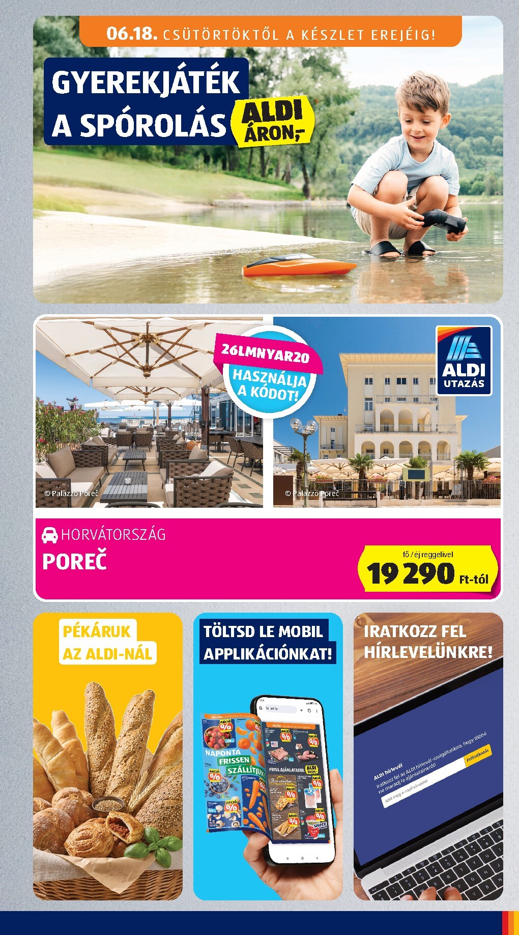 aldi - Aldi hirdetmény a következő hétre csütörtöktől 2026.06.18.-tól szerdától 2026.06.24.-ig - page: 7