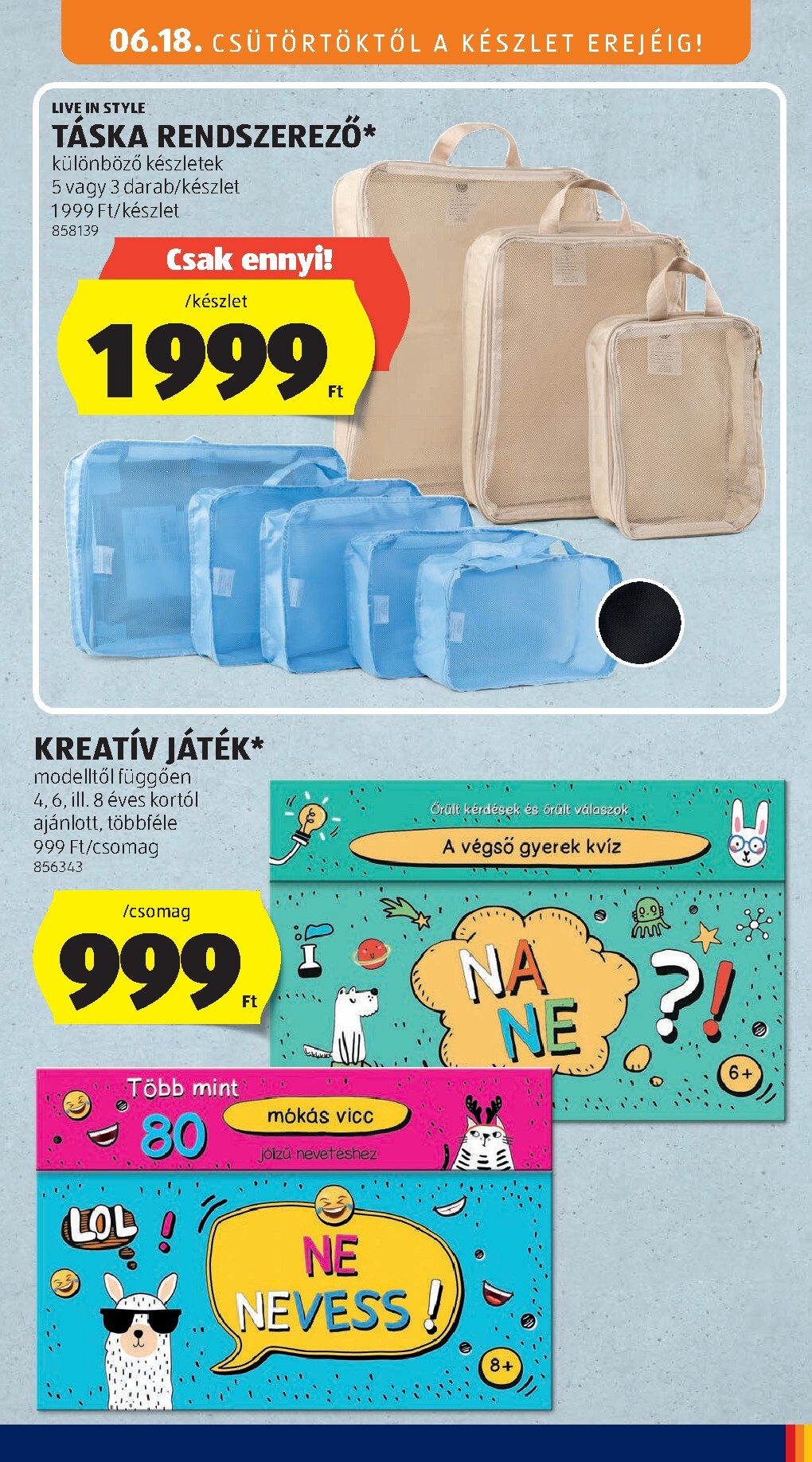aldi - Aldi hirdetmény a következő hétre csütörtöktől 2026.06.18.-tól szerdától 2026.06.24.-ig - page: 27