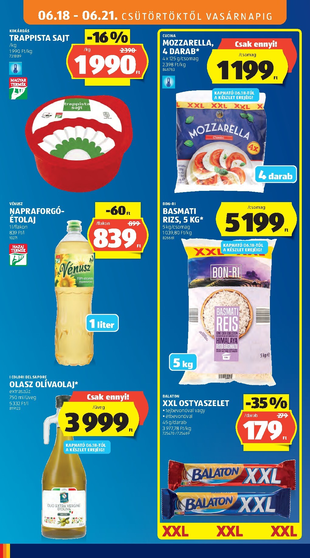 aldi - Aldi hirdetmény a következő hétre csütörtöktől 2026.06.18.-tól szerdától 2026.06.24.-ig - page: 16