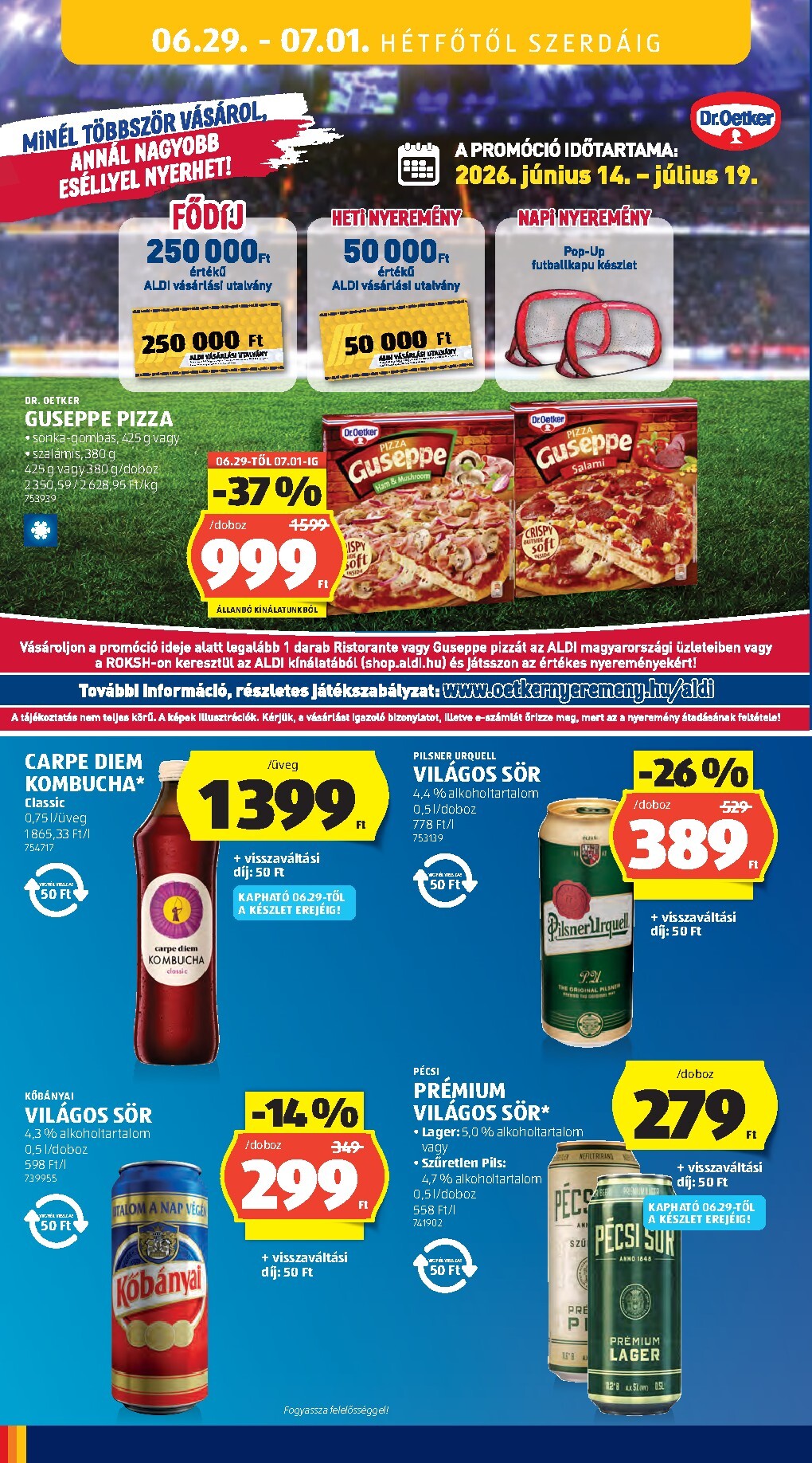 aldi - A jövőbeli Aldi akciós újság csütörtöktől 2026.06.25.-tól szerdától 2026.07.01.-ig érvényes. - page: 38