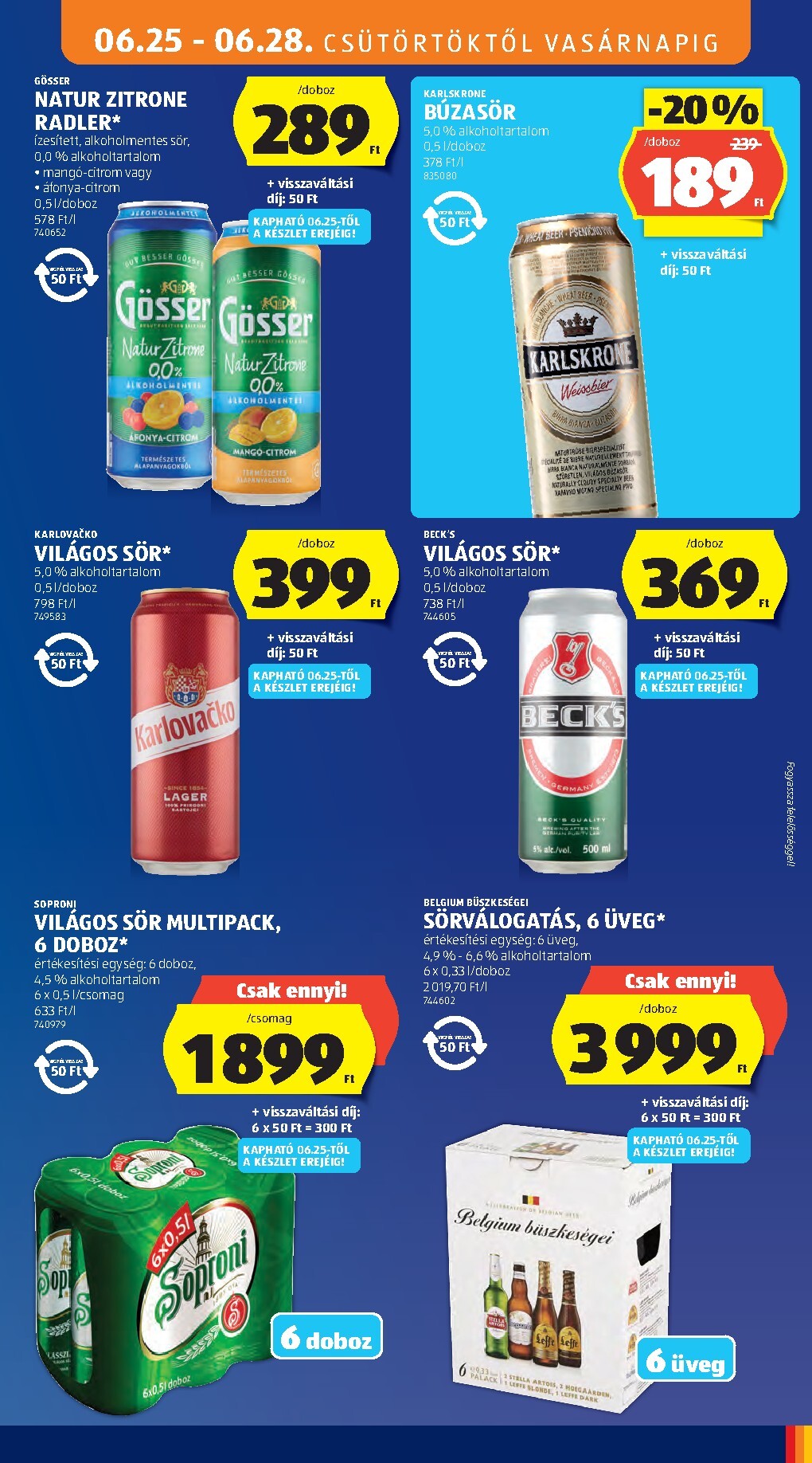 aldi - A jövőbeli Aldi akciós újság csütörtöktől 2026.06.25.-tól szerdától 2026.07.01.-ig érvényes. - page: 19