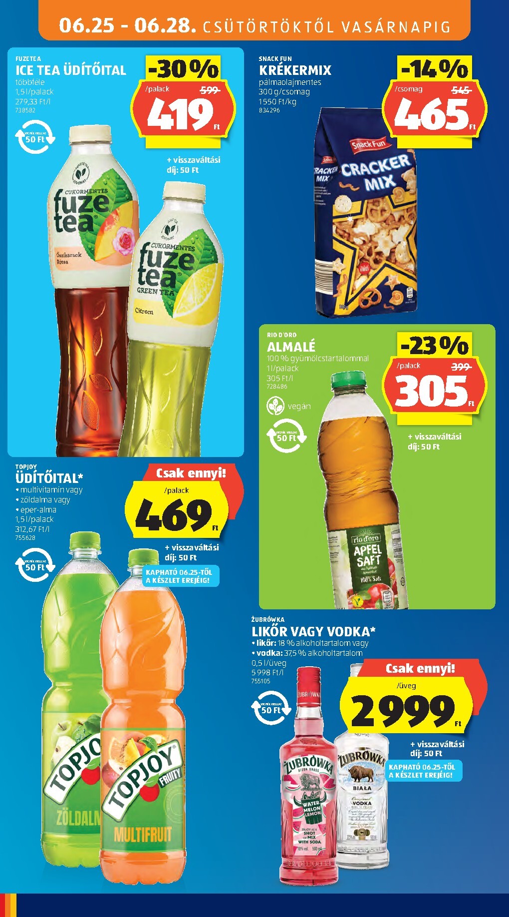 aldi - A jövőbeli Aldi akciós újság csütörtöktől 2026.06.25.-tól szerdától 2026.07.01.-ig érvényes. - page: 18