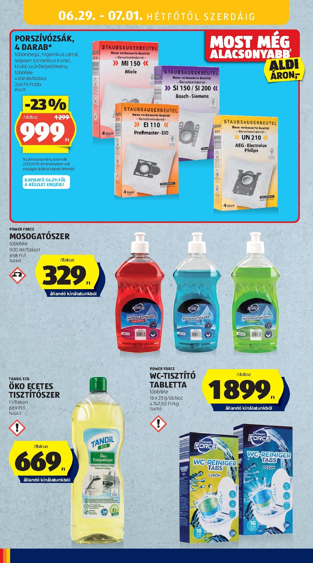 aldi - A jövőbeli Aldi akciós újság csütörtöktől 2026.06.25.-tól szerdától 2026.07.01.-ig érvényes. - page: 48