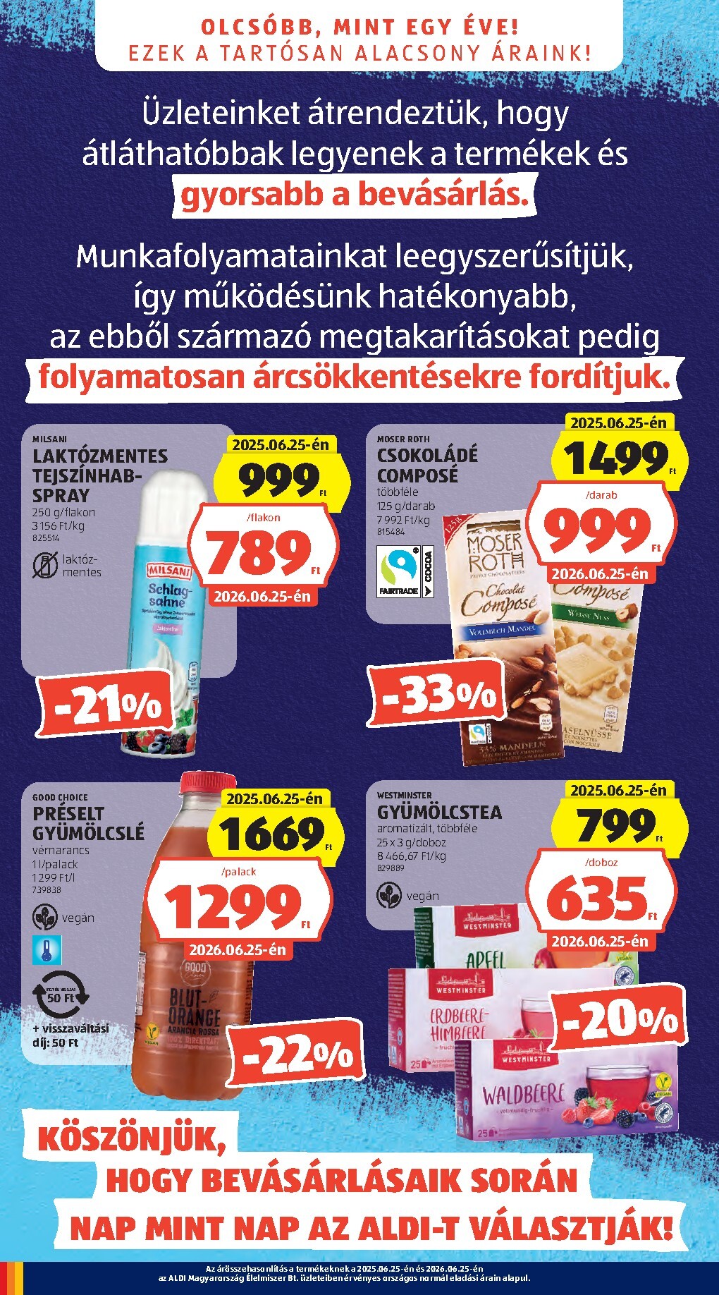 aldi - A jövőbeli Aldi akciós újság csütörtöktől 2026.06.25.-tól szerdától 2026.07.01.-ig érvényes. - page: 4