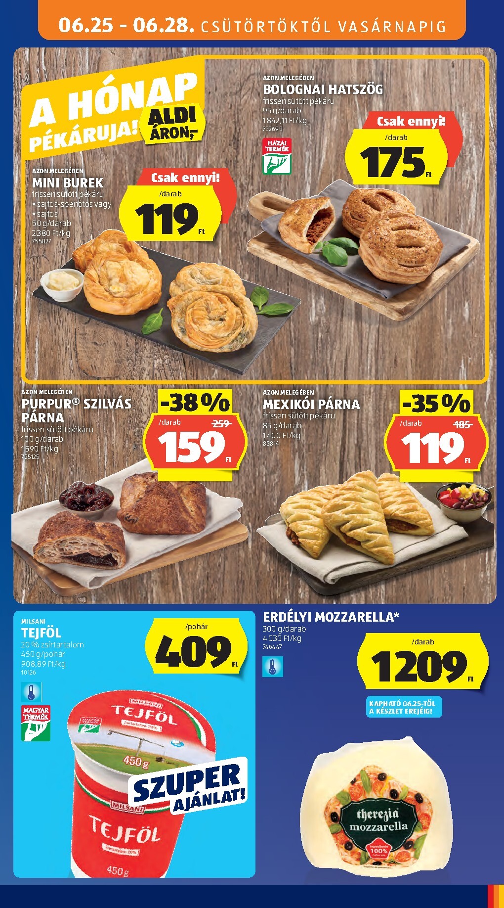 aldi - A jövőbeli Aldi akciós újság csütörtöktől 2026.06.25.-tól szerdától 2026.07.01.-ig érvényes. - page: 13