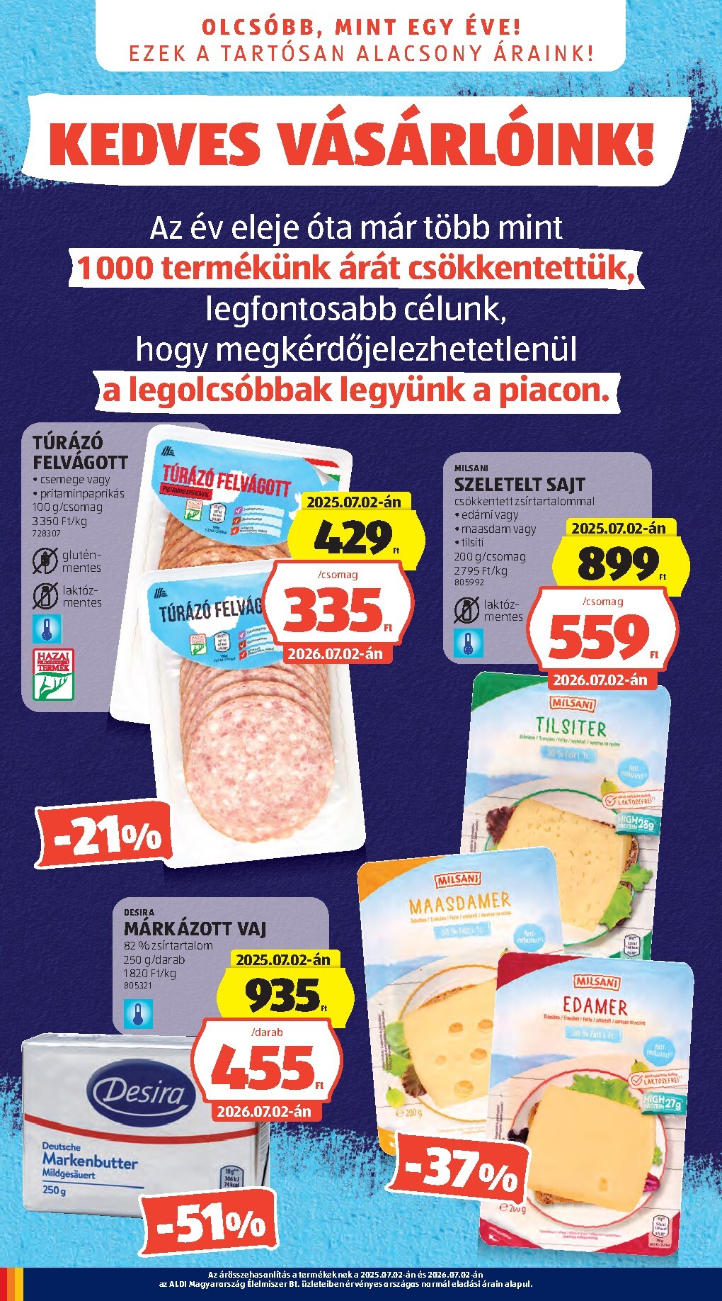aldi - A jövőbeli Aldi akciós újság csütörtöktől 2026.07.02.-tól szerdától 2026.07.08.-ig érvényes. - page: 2