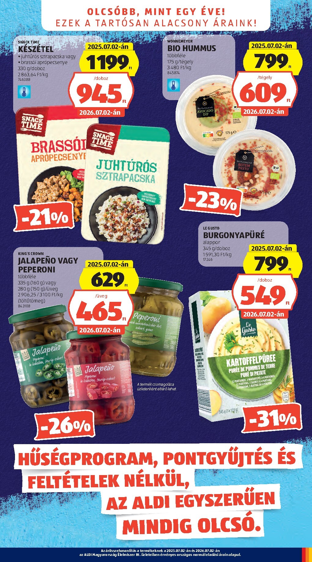 aldi - A jövőbeli Aldi akciós újság csütörtöktől 2026.07.02.-tól szerdától 2026.07.08.-ig érvényes. - page: 3