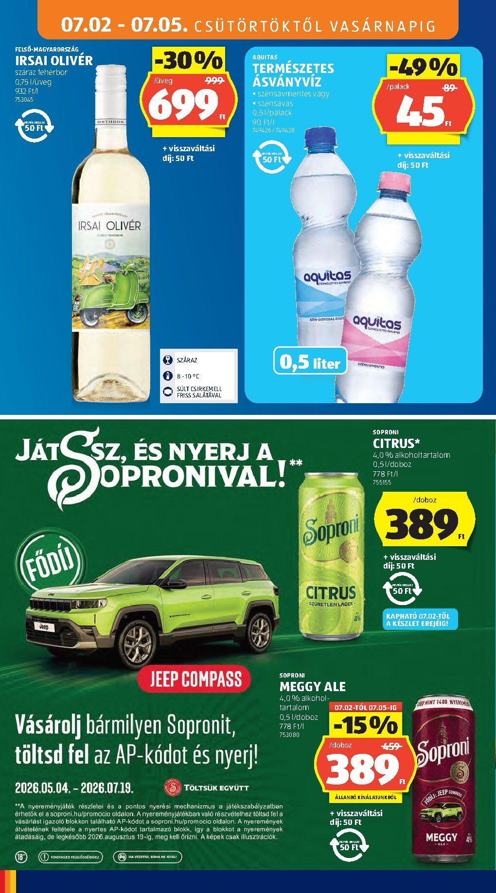 aldi - A jövőbeli Aldi akciós újság csütörtöktől 2026.07.02.-tól szerdától 2026.07.08.-ig érvényes. - page: 20