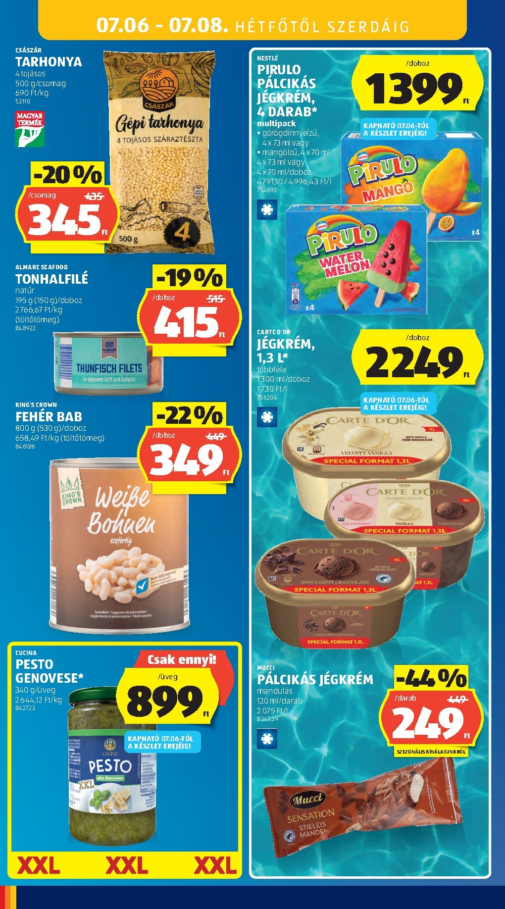 aldi - A jövőbeli Aldi akciós újság csütörtöktől 2026.07.02.-tól szerdától 2026.07.08.-ig érvényes. - page: 40