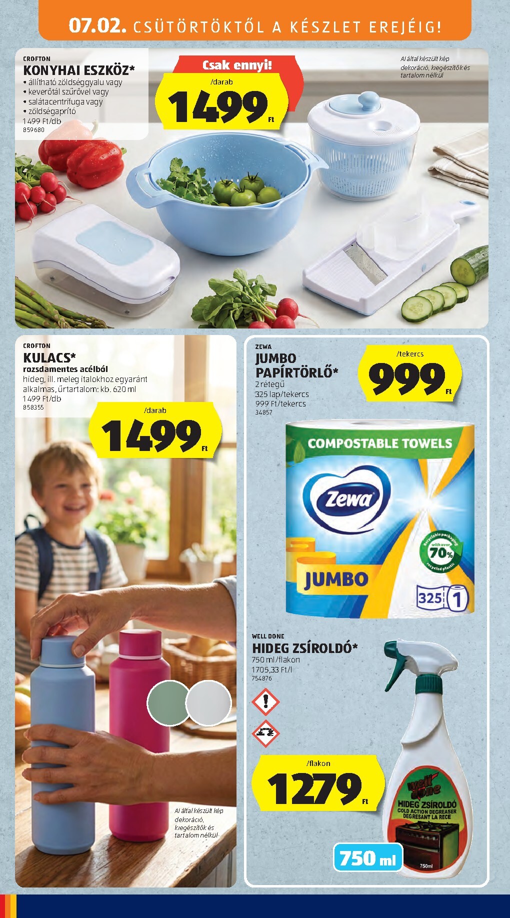 aldi - A jövőbeli Aldi - Középső sor termékei akciós újság csütörtöktől 2026.07.02.-tól szerdától 2026.07.08.-ig érvényes. - page: 14