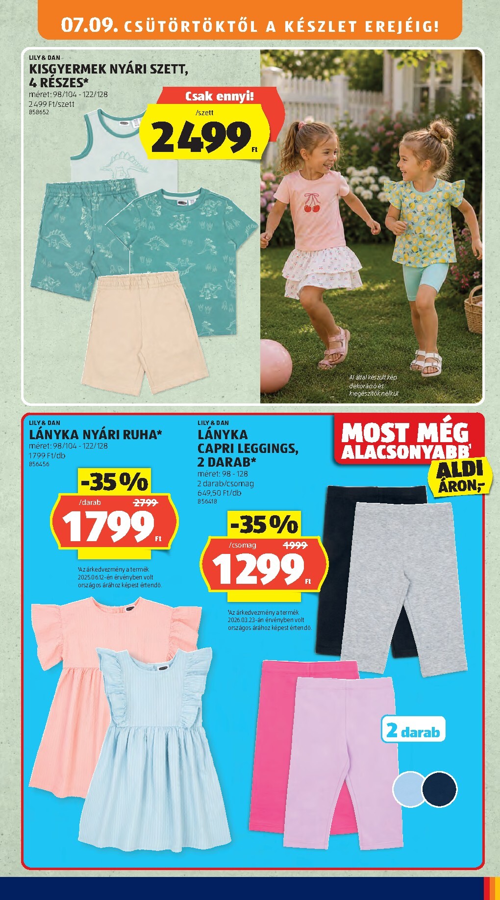 aldi - A jövőbeli Aldi - Középső sor termékei akciós újság csütörtöktől 2026.07.09.-tól szerdától 2026.07.15.-ig érvényes. - page: 7