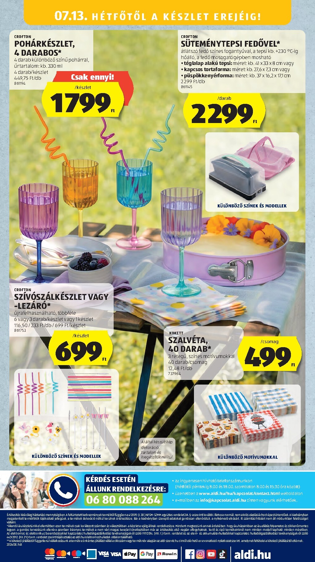 aldi - A jövőbeli Aldi - Középső sor termékei akciós újság csütörtöktől 2026.07.09.-tól szerdától 2026.07.15.-ig érvényes. - page: 16