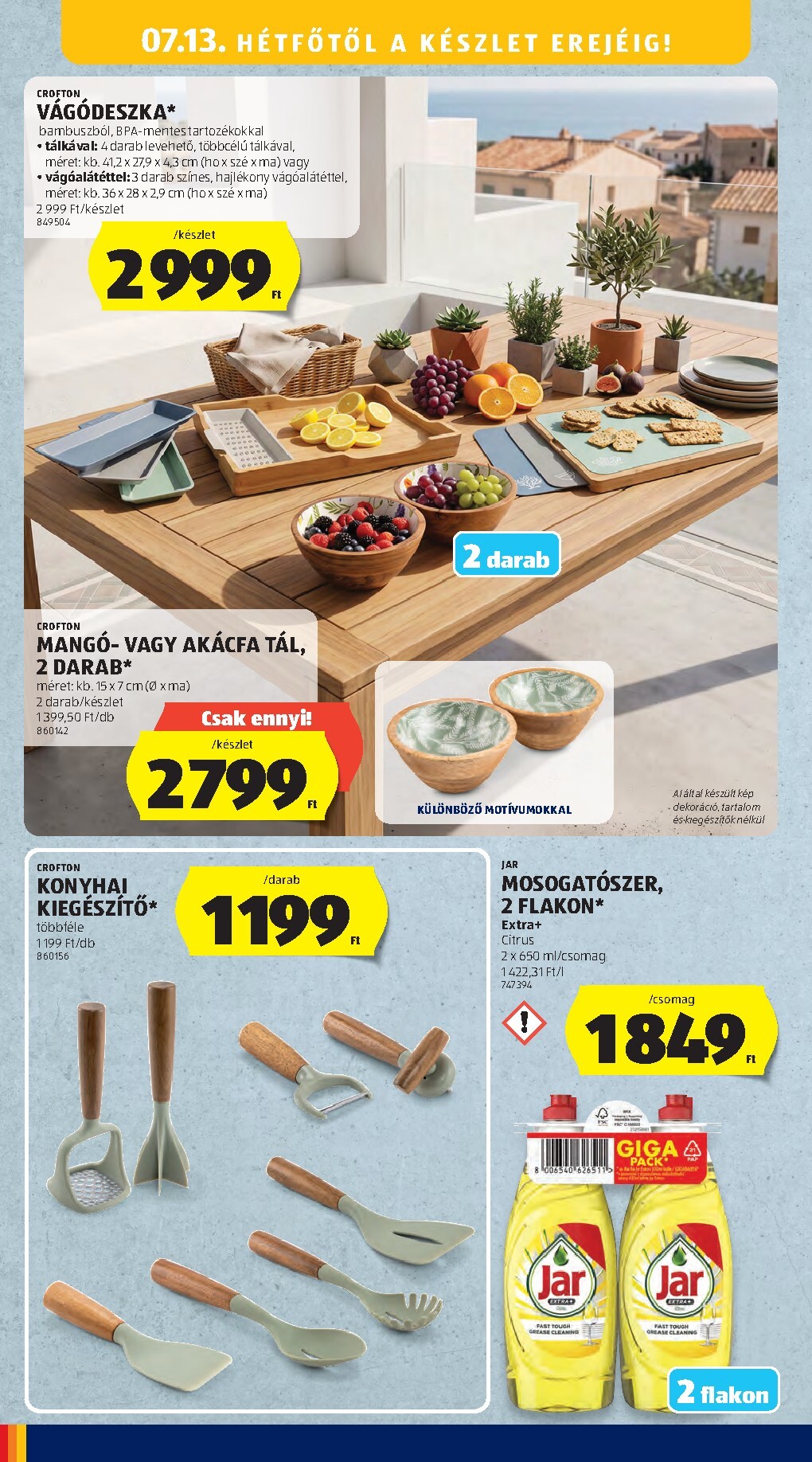 aldi - A jövőbeli Aldi - Középső sor termékei akciós újság csütörtöktől 2026.07.09.-tól szerdától 2026.07.15.-ig érvényes. - page: 12
