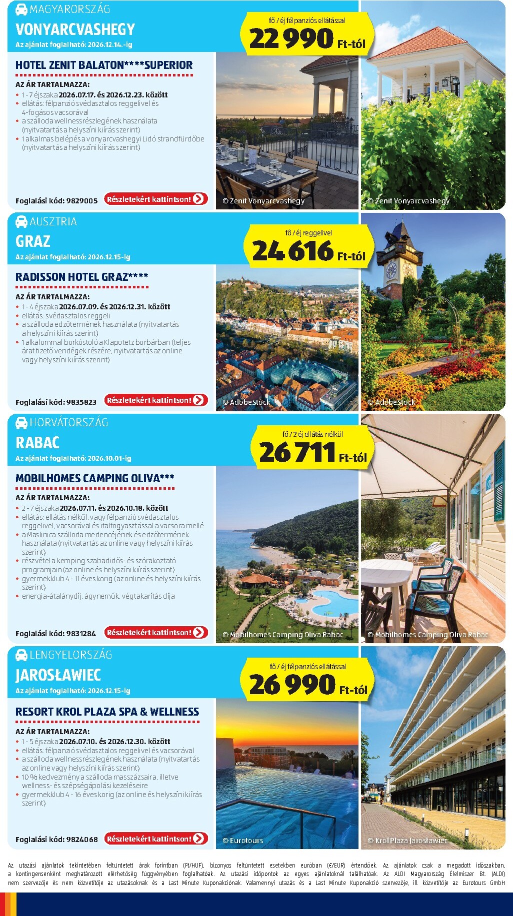 aldi - A jövőbeli Aldi - Utazás katalógus akciós újság csütörtöktől 2026.07.09.-tól szerdától 2026.07.15.-ig érvényes. - page: 2