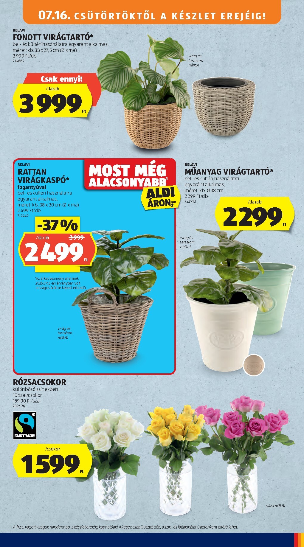 aldi - Aldi hirdetmény a következő hétre csütörtöktől 2026.07.16.-tól szerdától 2026.07.22.-ig - page: 47