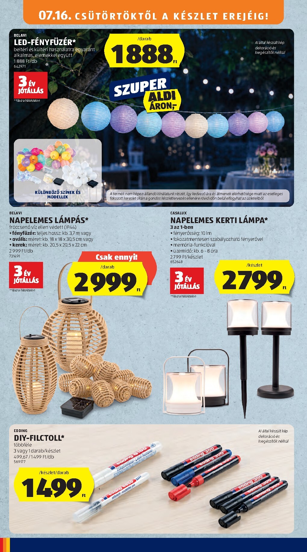 aldi - Aldi hirdetmény a következő hétre csütörtöktől 2026.07.16.-tól szerdától 2026.07.22.-ig - page: 44