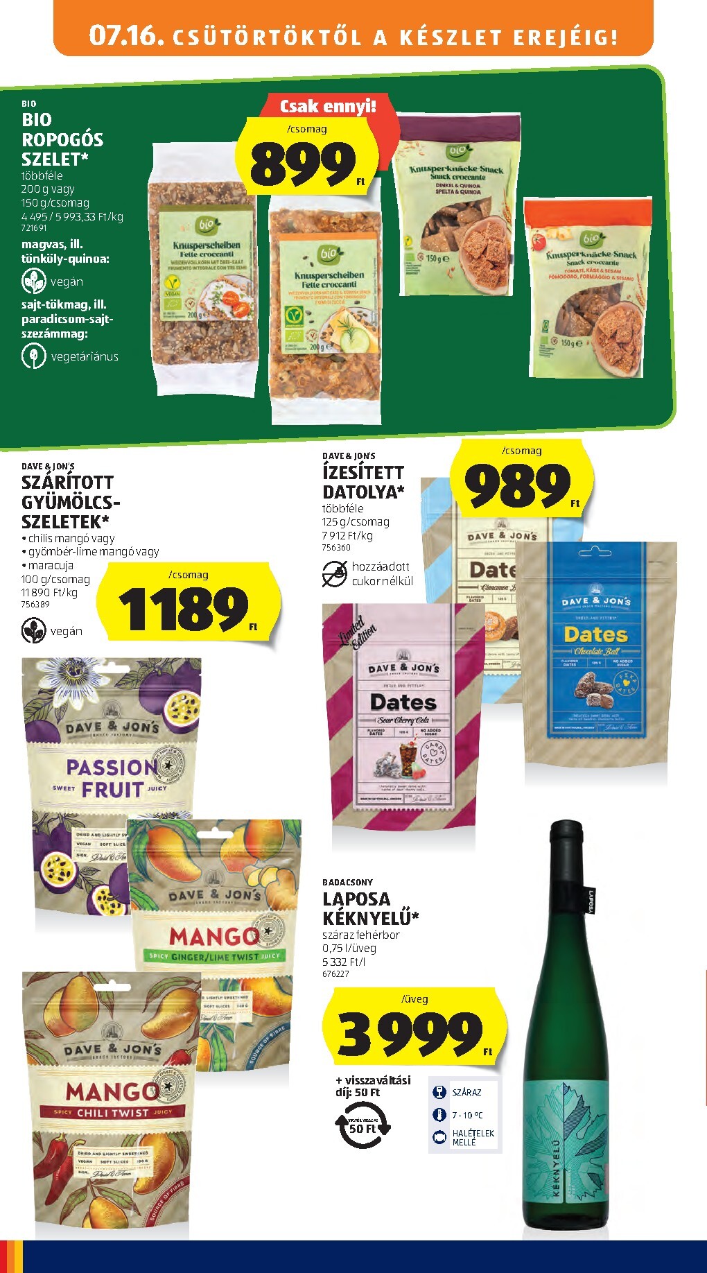 aldi - Aldi hirdetmény a következő hétre csütörtöktől 2026.07.16.-tól szerdától 2026.07.22.-ig - page: 14