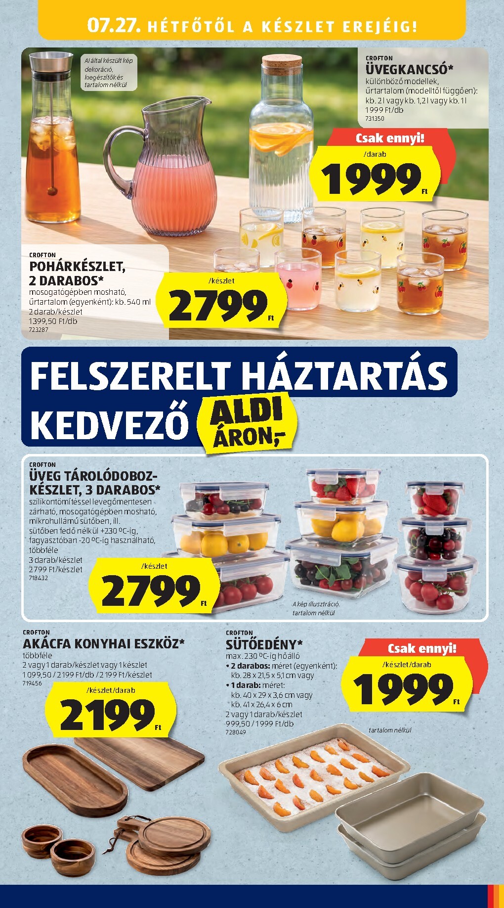 aldi - Aldi hirdetmény a következő hétre csütörtöktől 2026.07.23.-tól szerdától 2026.07.29.-ig - page: 47