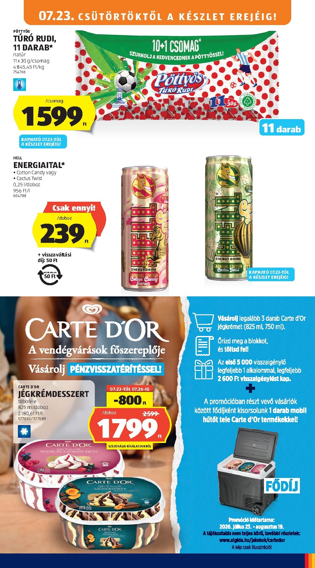 aldi - Aldi hirdetmény a következő hétre csütörtöktől 2026.07.23.-tól szerdától 2026.07.29.-ig - page: 15